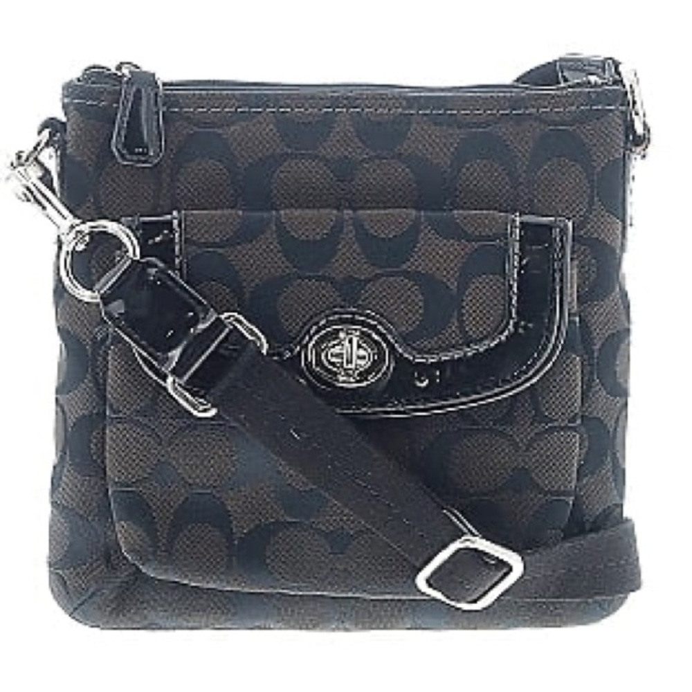 Coach black crossbody bag